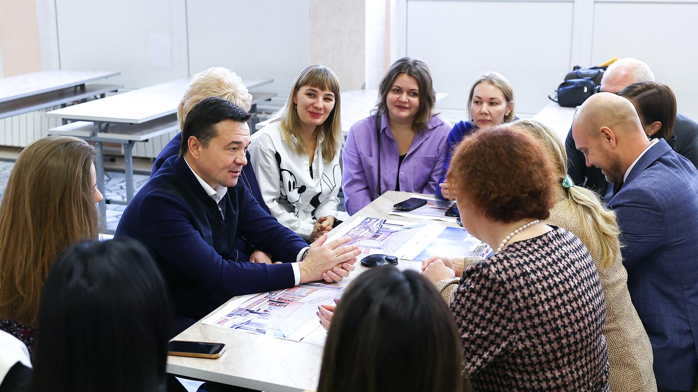 Андрей Воробьев губернатор московской области - В 2025 году в Дзержинском откроем долгожданную школу №7